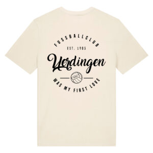 T-Shirt „First Love“ Natural Raw Rückseite