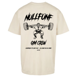 T-Shirt Oversized "Gym Crew" Sand Uerdingen 05