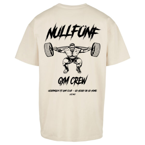 T-Shirt Oversized "Gym Crew" Sand Uerdingen 05