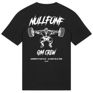 T-Shirt "Gym Crew" Schwarz Uerdingen 05